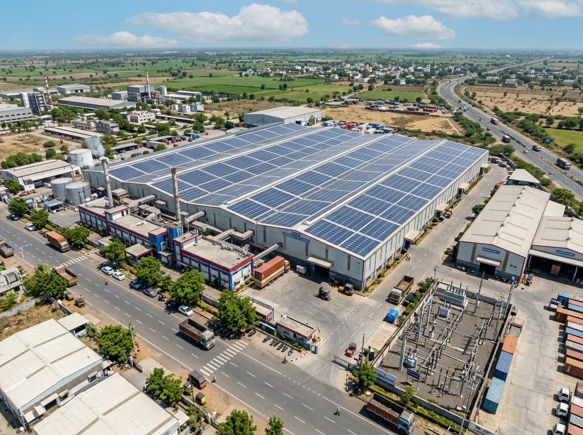 Industrial installation by UVE Solar